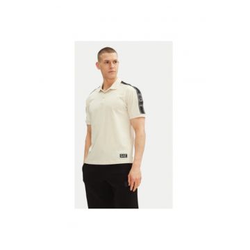 Tricou polo barbati Ea7 Emporio Armani - 7M000139 AF10375 - Bumbac - Ecru