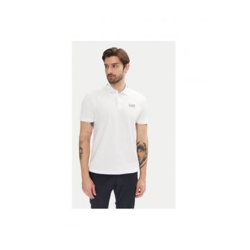 Tricou Polo barbati Ea7 Emporio Armani - 7M000184 AF13511 - Bumbac - 3XL INTL - Alb