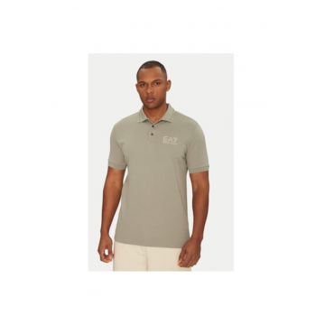 Tricou Polo barbati Ea7 Emporio Armani - 7M000300 AF13739 - Viscoza/Poliamida - Gri