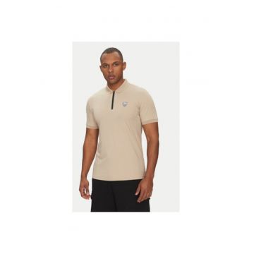 Tricou Polo barbati Ea7 Emporio Armani - 8NPF13 PJRGZ - Viscoza/Poliamida - Bej