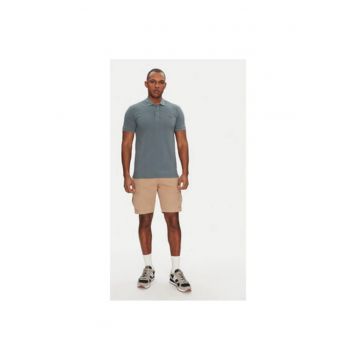 Tricou polo barbati  NP0A4GDLG1Y1 - Bumbac - Albastru