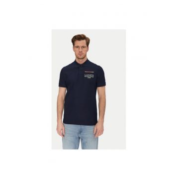 Tricou polo barbati  PH8742 - Bumbac - Bleumarin