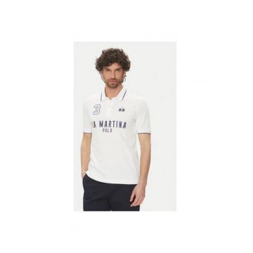 Tricou polo barbati  PK001 - Bumbac - Alb