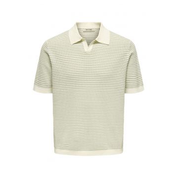 Tricou polo barbati  Sons - 22033457 - Bumbac - Bej