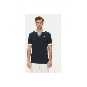 Tricou polo barbati  UMP25168PO - Bumbac - Bleumarin