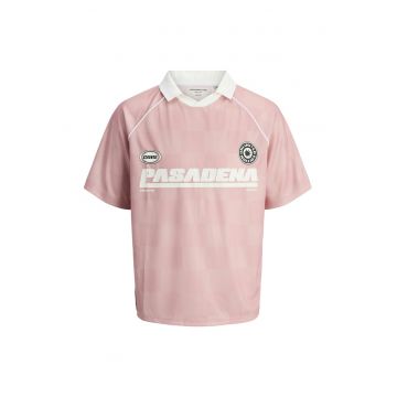 Tricou Polo pentru baieti Jack Jones Junior - 12278700 - Poliester - Roz