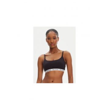 Bustiera sport dama -  neagra - bumbac si elastan
