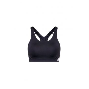 Bustiera sport dama -  poliester/elastan - negru -