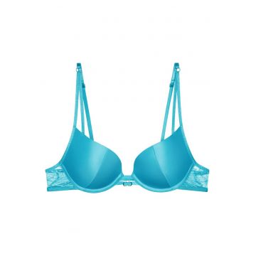 Sutien -  10222374 1605 - poliester/poliamida/elastan/viscoza - albastru