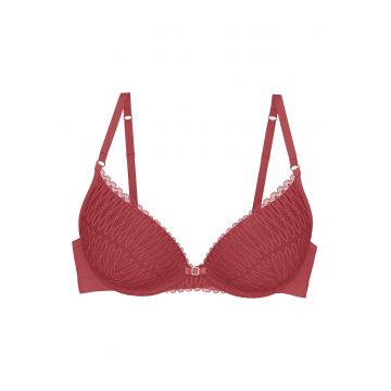 Sutien dama  10216452 - Poliamida/Poliester - Rosu