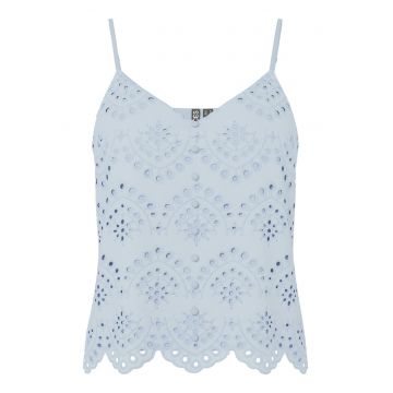 Top dama  17156563 - Bumbac - Albastru deschis