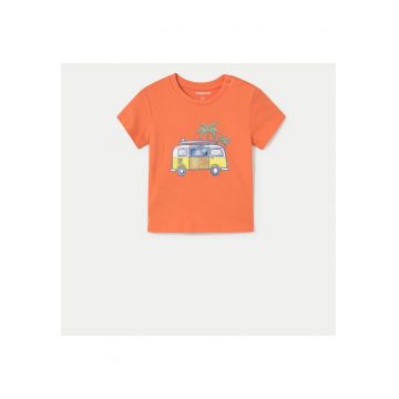 Tricou baieti  1063 - Bumbac - 4 ani - Portocaliu