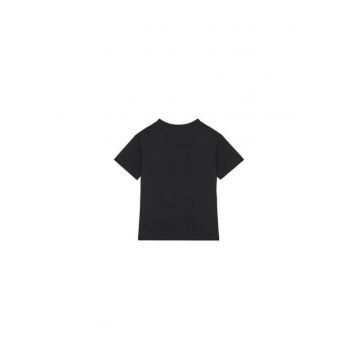 Tricou baieti  3I1XC10P7 - Bumbac organic - Negru