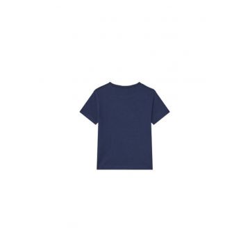 Tricou baieti  3I1XG10HT - Bumbac organic - Bleumarin