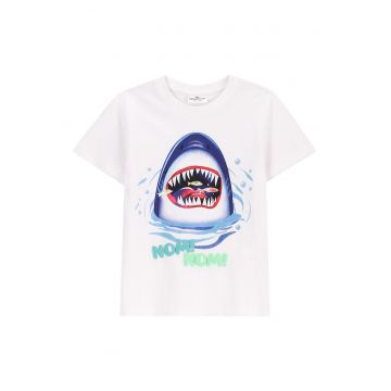 Tricou baieti  WC5143201IBK - Bumbac - Alb