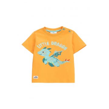 Tricou baieti  WC5143202DBN - Bumbac/Elastan - Portocaliu