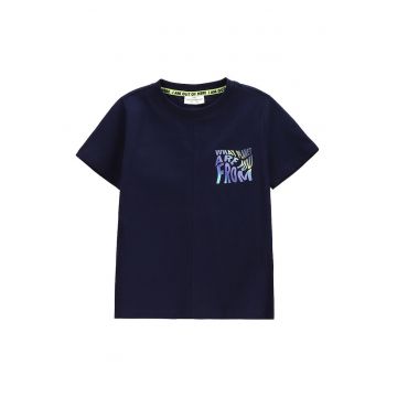Tricou baieti  WC5143204CBK - Bumbac - Bleumarin