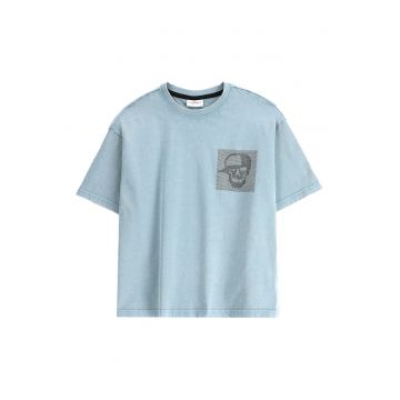 Tricou baieti  WC5143205SBJ - Bumbac - Albastru