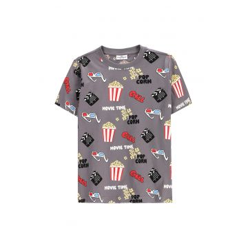 Tricou baieti  WC5143213VBB - Bumbac - Gri