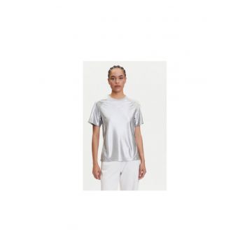 Tricou cu aspect metalizat