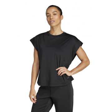 Tricou cu slit pe partea din spate pentru yoga