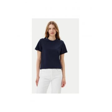 Tricou dama  10019329 30046206 - Bumbac/Elastan - Bleumarin