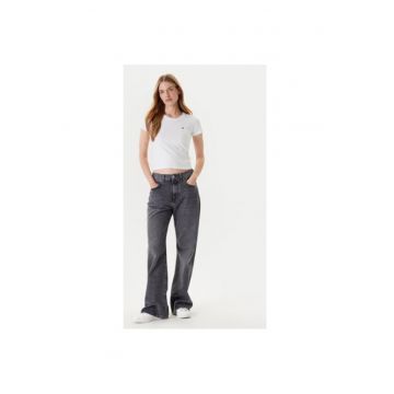 Tricou dama  10027252-A01 - Bumbac/Poliester - XL INTL - Alb