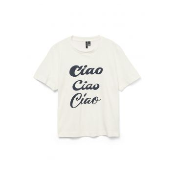 Tricou dama  10327143 - Bumbac organic - Alb