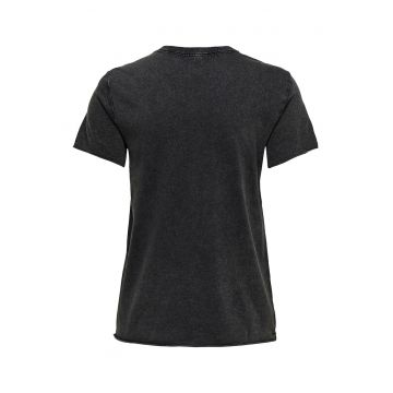 Tricou dama  15215721 - Bumbac organic - Negru
