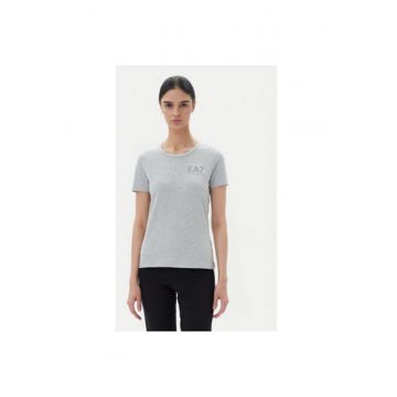 Tricou dama Ea7 Emporio Armani - 7W000492 AF10373 - Bumbac - Gri