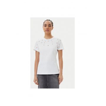 Tricou dama  GPP25070TS - Bumbac - Alb