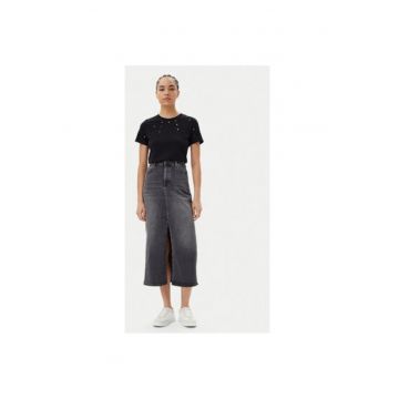 Tricou dama  GPP25070TS - Bumbac - Negru