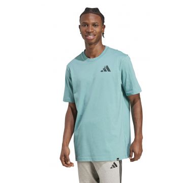 Tricou de bumbac cu logo