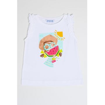 Tricou din amestec de bumbac cu imprimeu