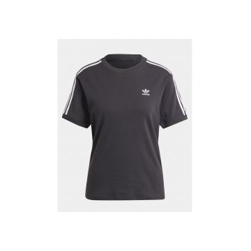 Tricou din bumbac cu decolteu la baza gatului.
