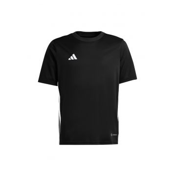 Tricou din poliester cu imprimeu logo -