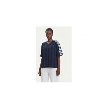 Tricou din poliester cu model cu dungi