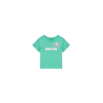 Tricou fete  3I1XG10JB - Bumbac - Verde