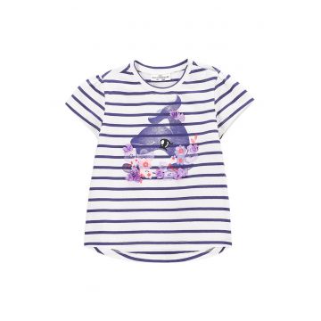 Tricou fete  WC5143201HGN - Bumbac/Elastan - Mov