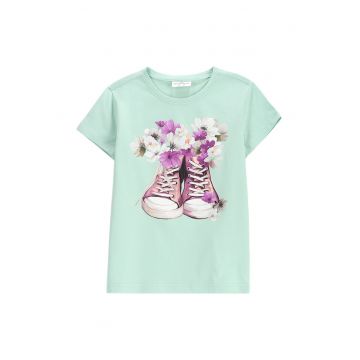 Tricou fete  WC5143221VGB - Bumbac/Elastan - 116 CM - Verde