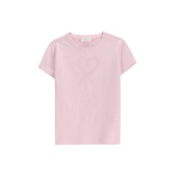 Tricou fete  WC5143229VGB - Bumbac/Elastan - Roz