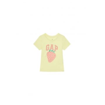 Tricou pentru fete  710285-03 - Bumbac - Galben