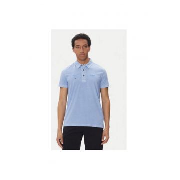 Tricou polo barbati  251PO1852J677 - Bumbac - Albastru deschis