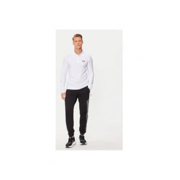 Tricou polo barbati Ea7 Emporio Armani - 8NPF15 PJVQZ - Bumbac - XL INTL - Alb