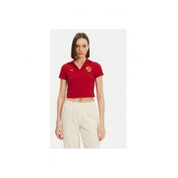 Tricou Polo dama  630097 - Bumbac/Bumbac - Rosu