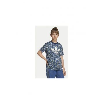 Tricou regular fit din bumbac cu logo la baza gatului lifestyle