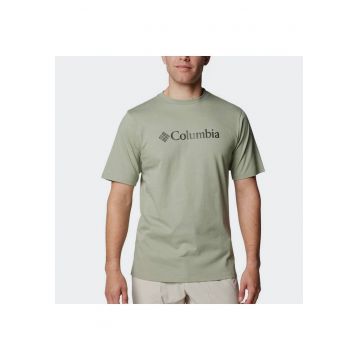 Tricou sport barbati -  CSC Basic Logo - croiala confortabila - culoare Safari - 100% bumbac