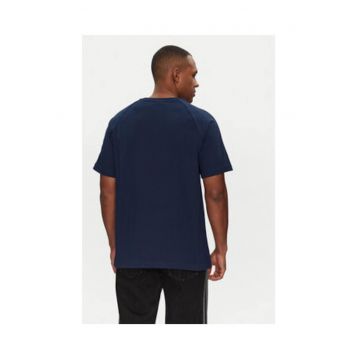 Tricou uni din bumbac la baza gatului