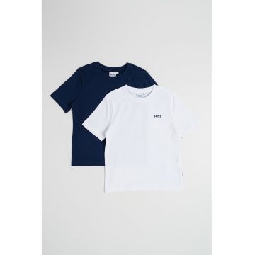 Set de tricouri de bumbac uc logo - 2 piese