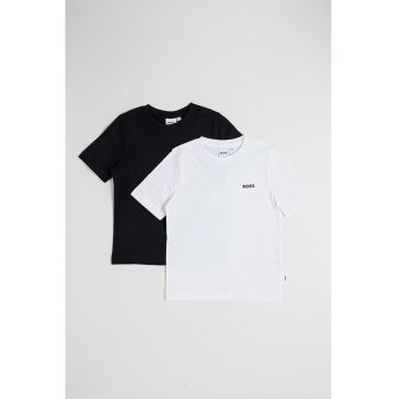 Set de tricouri de bumbac uc logo - 2 piese
